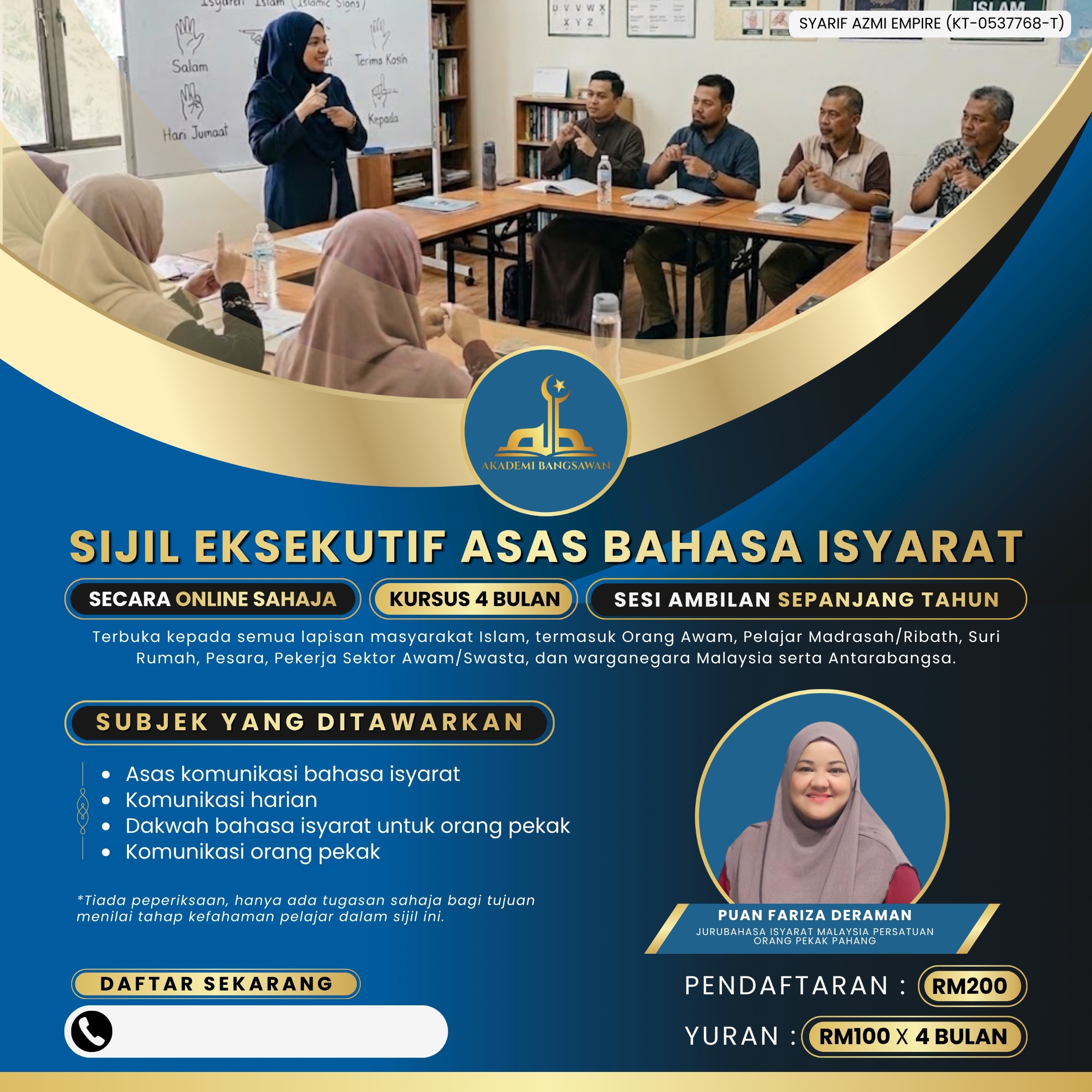 Poster Bahasa Isyarat
